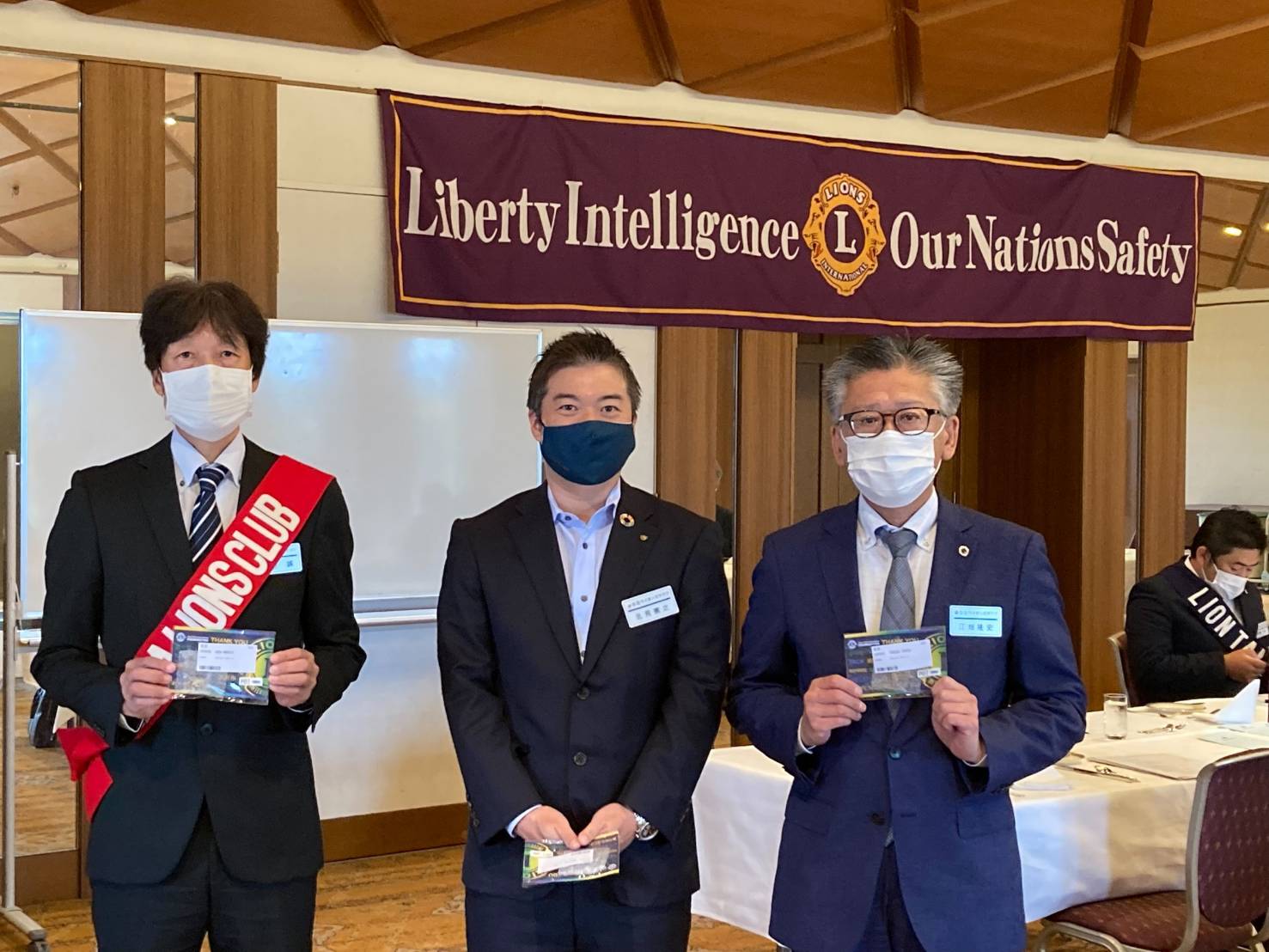 アワード受賞者：L.植田誠　L.北見憲之　L.江畑隆史