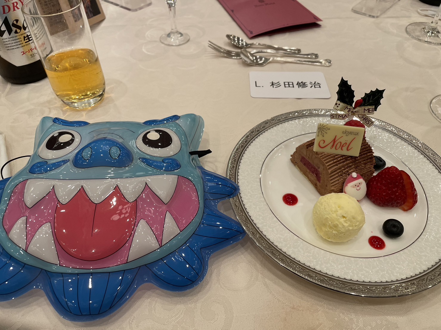 沖縄のお面とクリスマスと