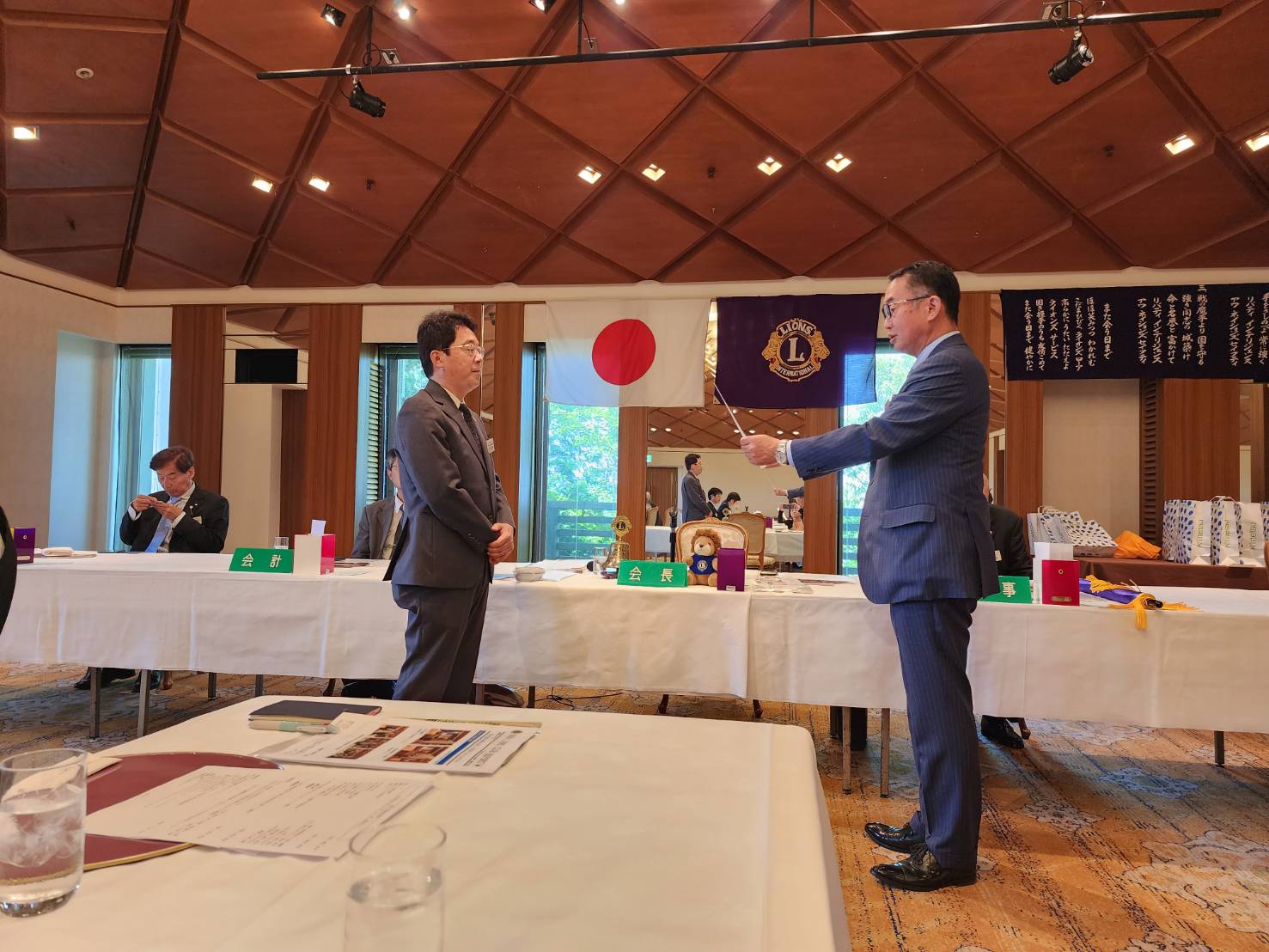 新入会員誓いの言葉